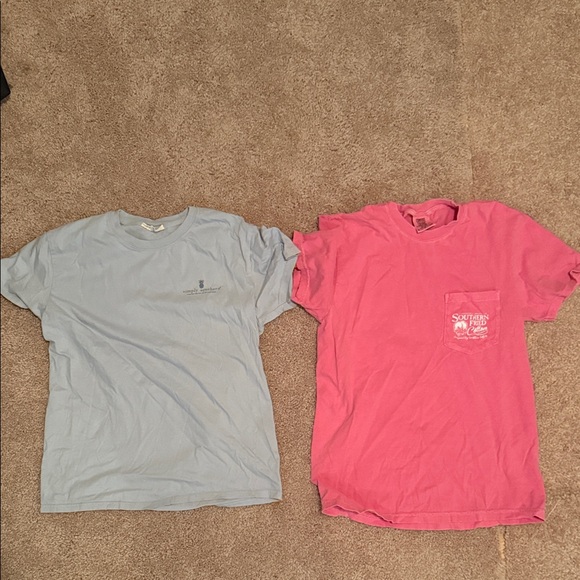 SET OF TWO Simply Southern Women’s Golden Retriever T-Shirts Small - Picture 4 of 6